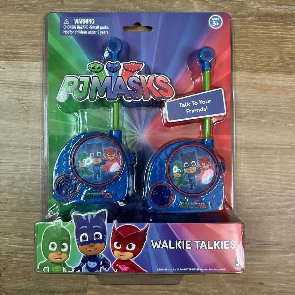 PJ Masks Hero Time Walkie Talkies Set Two Way Radio Catboy Owlette Gekko Cartoon